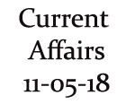 Current Affairs 11th May 2018