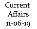 Current Affairs 11th June 2019