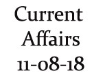 Current Affairs 11th August 2018