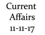 Current Affairs 11th November 2017