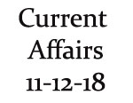 Current Affairs 11th December 2018