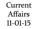 Current Affairs 11th January 2015