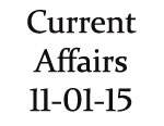 Current Affairs 11th January 2015