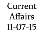 Current Affairs 11th July 2015