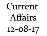 Current Affairs 12th August 2017