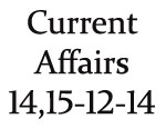 Current Affairs 14th-15th December 2014