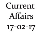 Current Affairs 18th February 2017