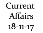 Current Affairs 18th November 2017