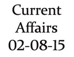 Current Affairs 2nd August 2015