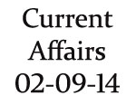 Current Affairs 2nd September 2014