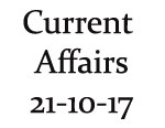 Current Affairs 21st October 2017