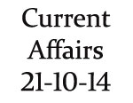 Current Affairs 21st October 2014