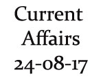 Current Affairs 24th August 2017