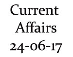 Current Affairs 24th June 2017