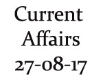Current Affairs 27th August 2017