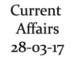 Current Affairs 28th March 2017