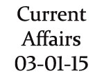 Current Affairs 3rd January 2014
