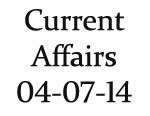 Current Affairs 4th July 2014