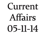 Current Affairs 5th November 2014