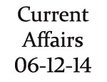 Current Affairs 6th December 2014