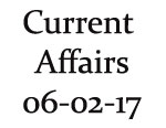 Current Affairs 6th January 2017