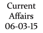 Current Affairs 6th March 2015