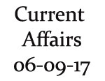 Current Affairs 6th September 2017