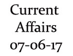 Current Affairs 7th June 2017