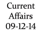 Current Affairs 9th December 2014