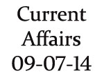 Current Affairs 9th July 2014