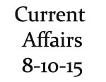 Current Affairs 8th October 2015
