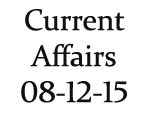 Current Affairs 8th December 2015