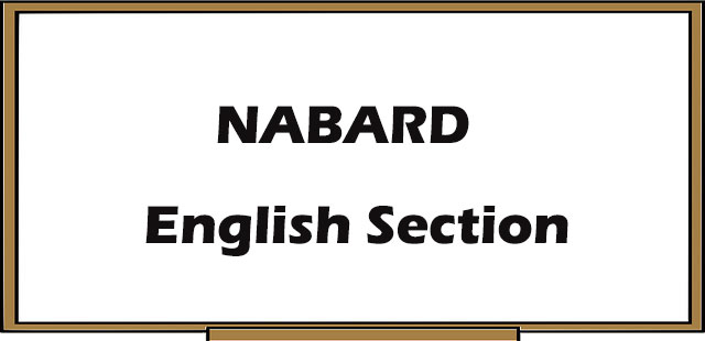 NABARD Exam Preparation for English Subject