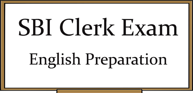 English Aptitude Preparation for SBI Clerk Exam