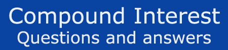Compound Interest Questions Answers