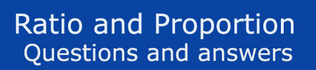 Ratio and Proportion Questions Answers